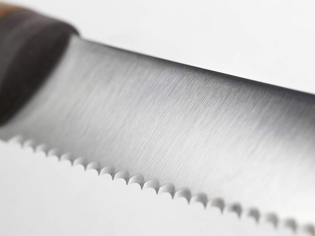 WÜSTHOF Urban Farmer Aufschnittmesser 14 cm, Braun 14 cm Aufschnittmesser Single, 14 cm Aufschnittme