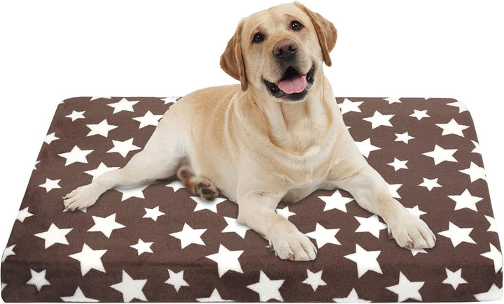 VANKEAN Hundebett Wasserdicht Hundekissen Waschbar mit Abnehmbarer Innenfutter Sommer und Winter, Fl