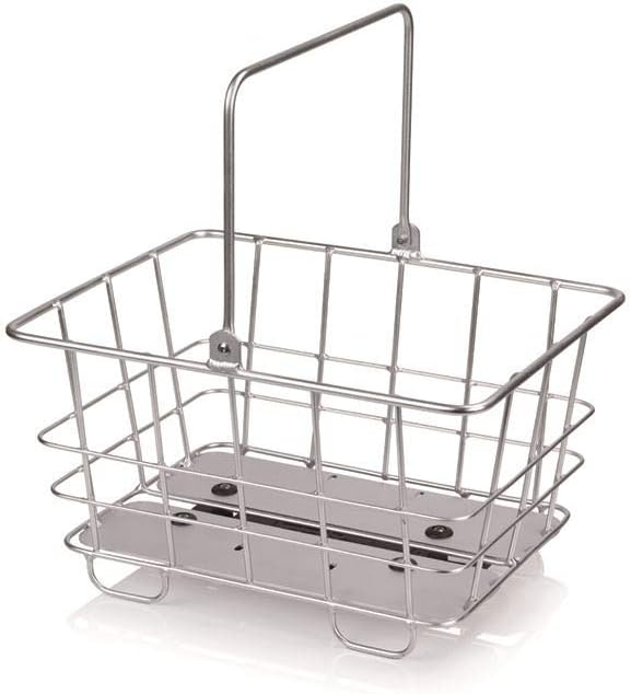 XLC Carry More Fahrradkorb (Alu | passend für XLC Systemgepäckträger) silber, silber