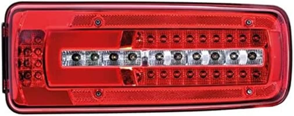 HELLA - Heckleuchte - Truck Full LED - LED - 24V - 2VD 012 381-251 mit Kennzeichenleuchte links HDSC