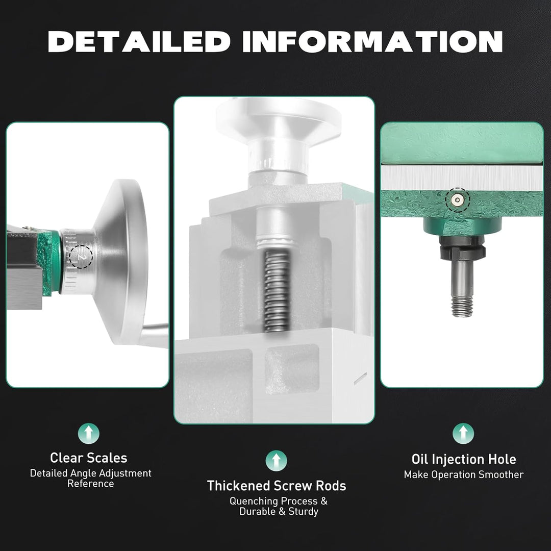 Kreuztisch Frästisch 450 x 170 mm, kreuztisch Tischbohrmaschine Metall Fräsmaschine, Multifunktions