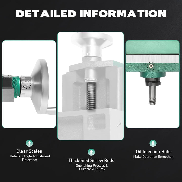 Kreuztisch Frästisch 450 x 170 mm, kreuztisch Tischbohrmaschine Metall Fräsmaschine, Multifunktions