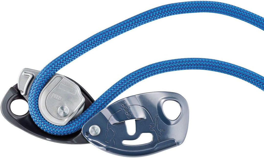 PETZL Unisex Grigri Sicherungsgerät Einheitsgrösse Blau, Einheitsgrösse Blau