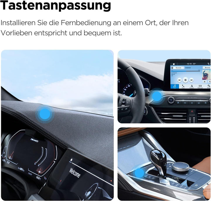 VIOFO Bluetooth Notfall Fernbedienung für A129 Reihe Dashcam, A119 Mini, A229 Duo, T130 u. A139 / A1