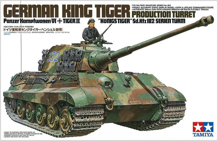 Tamiya 300035164 - 1:35 WWII SdKfz.182 Panzer VI Königstiger(1)