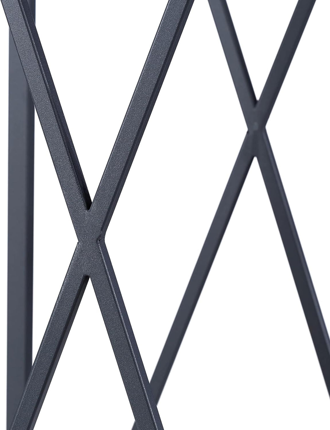 Relaxdays Kaminholzregal, Metall, HxBxT: 112x34x34 cm, Brennholzregal innen, für Feuerholz, Stapelho