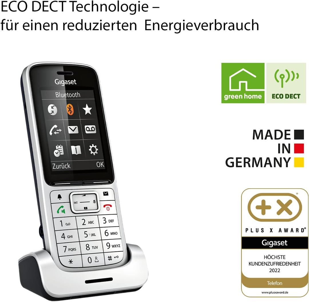 Gigaset SL450HX - DECT-Mobilteil mit Ladeschale - hochwertiges Schnurloses Telefon für Router und DE