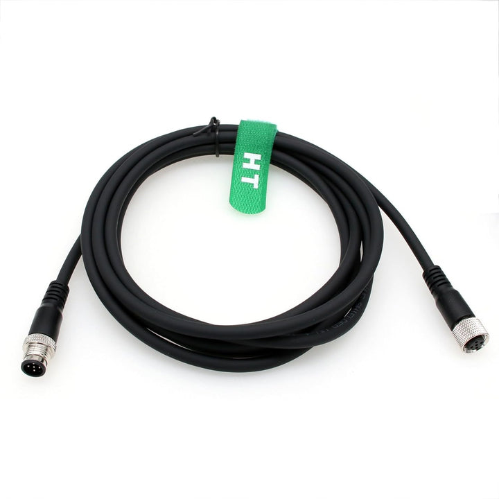 HangTon M12 A Code 5 Pin Stecker auf 5 Pin Buchse Luftfahrtaktor Sensor Signal geschirmtes Kabel für