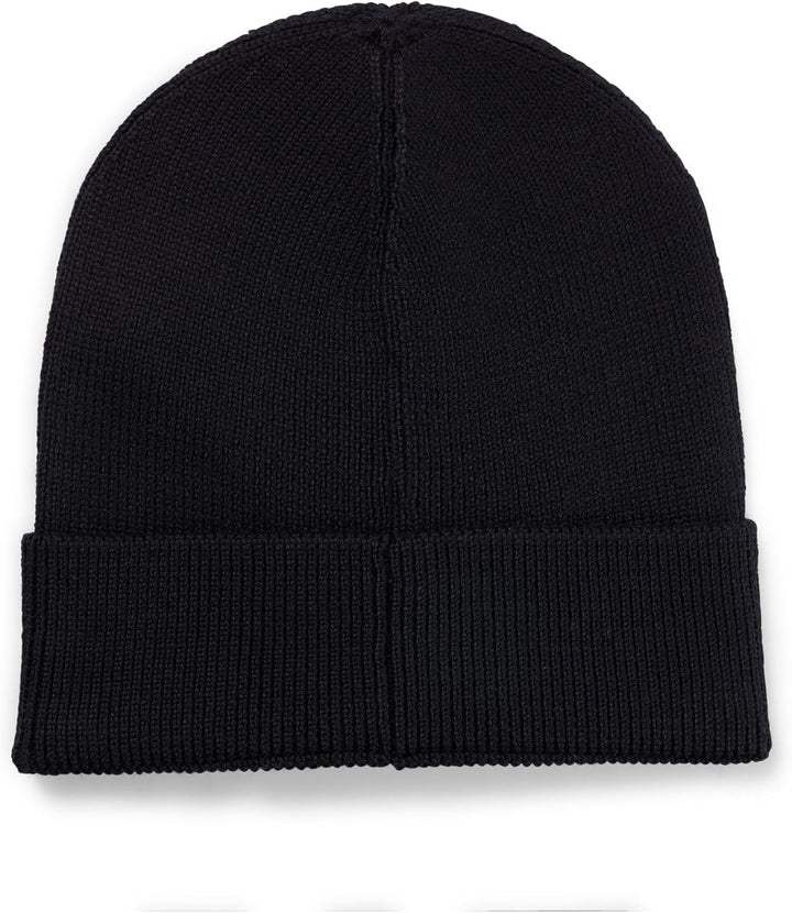 BOSS Herren Mütze Strickmütze Foxxy Einheitsgrösse -001 black, Einheitsgrösse -001 black