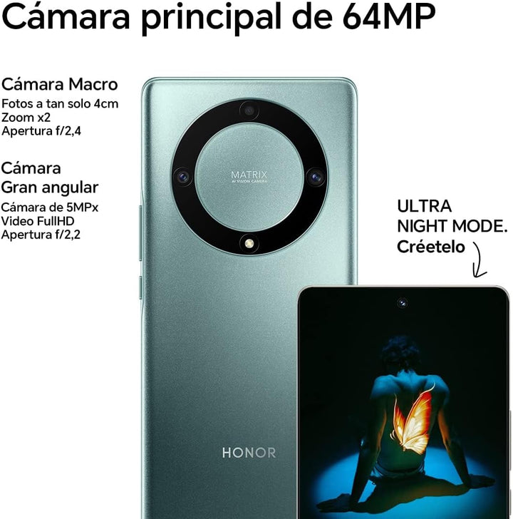 HONOR 5109AMAA Magic5 Lite 5G 6GB/128GB Schwarz (Midnight Black) Dual SIM, Magic5 Lite 5G 6+128