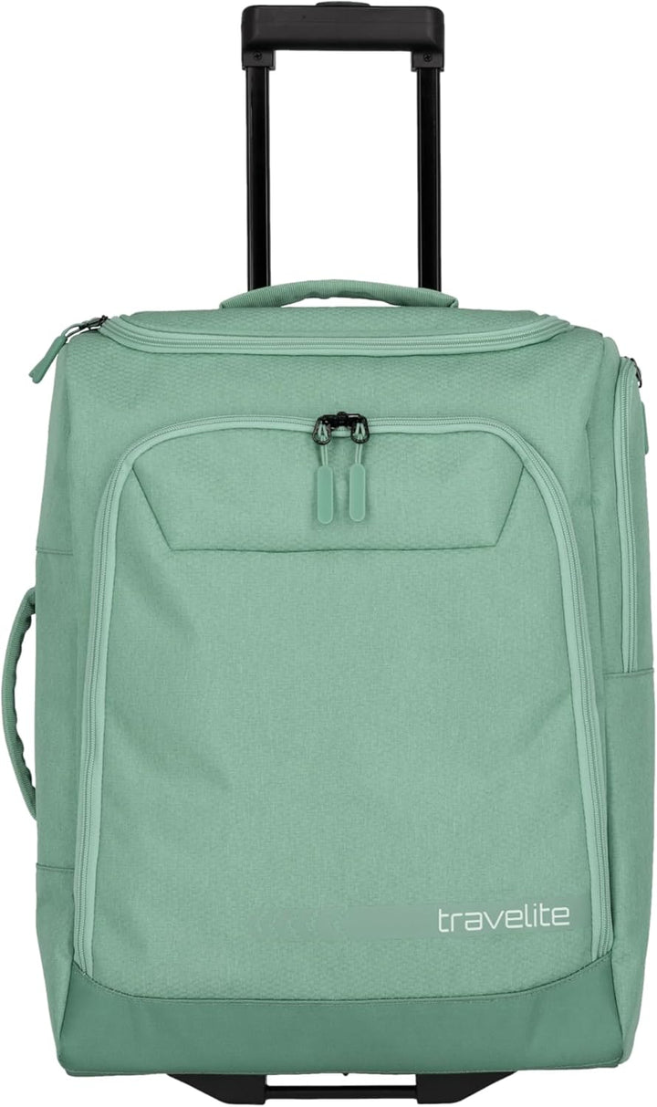 travelite Trolley Reisetasche mit Rollen klein, Kick Off, Praktischer Boardcase Handgepäck Trolley f