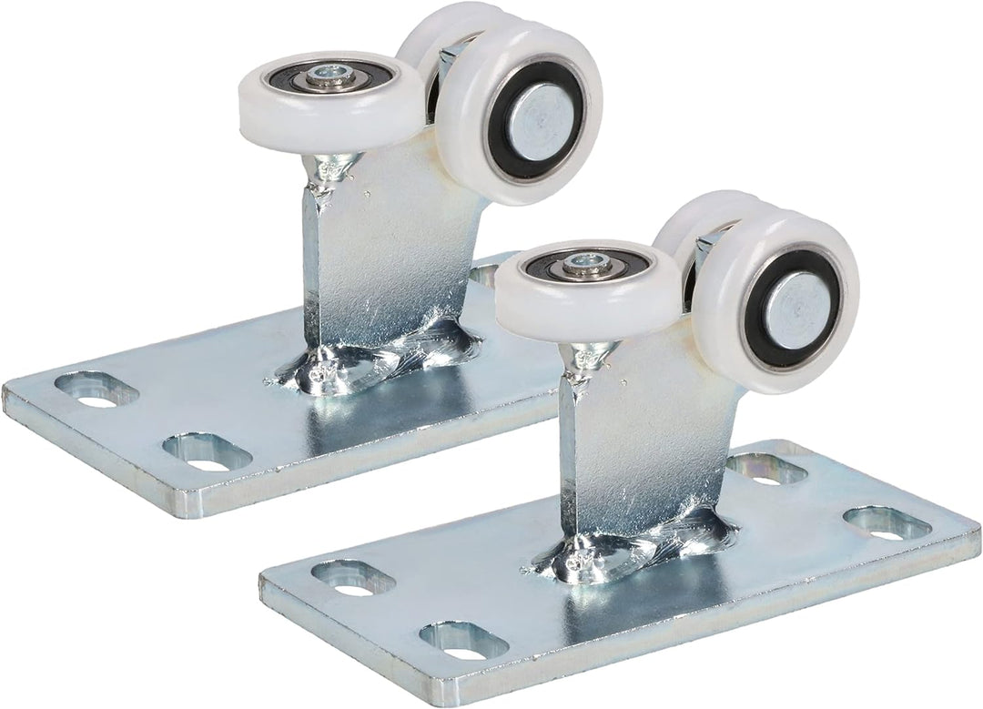 KOTARBAU® 2er Set Feste Laufrolle ohne Höhenregulierung Ø 25 3 Rollen Perfekt für verschiedene Schie