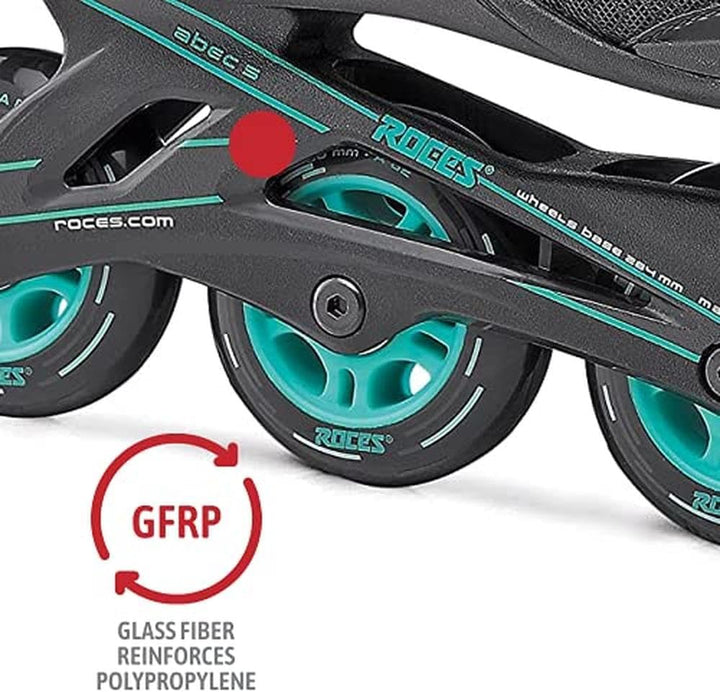 Roces Damen Icon Inliner 40 black/aqua, 40 black/aqua