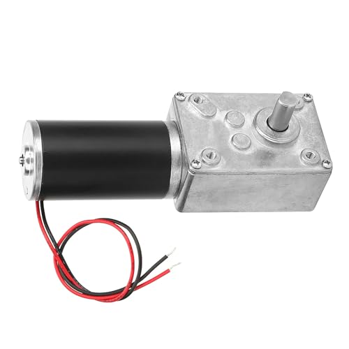 12V 8mm Wellenschneckengetriebemotor, geräuscharmes Metallgetriebe mit hoher Torsion, elektrischer T