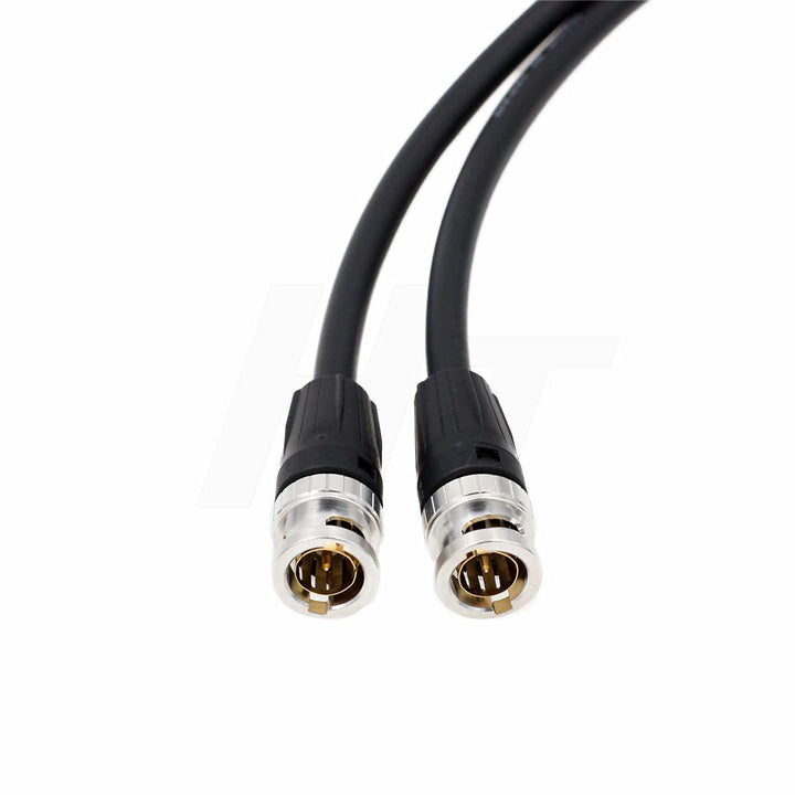 12G 4K HD SDI Video Koaxial BNC Kabel für Kamera Monitor Canare LV-61S 75 Ohm (1m, schwarz) 1 m