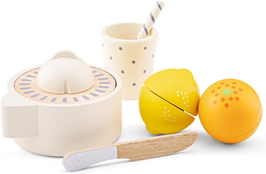 New Classic Toys 10709 Holzspielzeug-Zitruspresse-Set