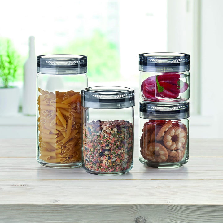 Guzzini - Kitchen Active Design, Vorratsdose (L) - Himmelgrau, 10,5 x h16,5 cm | 1000 cc - 28551692