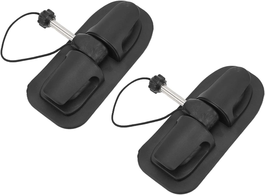 Aramox 1 Paar Ruderhalter Paddle Keeper Lock Support Schwarz Universal für Schlauchboot Kajak Kanu B