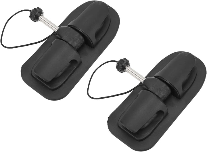 Aramox 1 Paar Ruderhalter Paddle Keeper Lock Support Schwarz Universal für Schlauchboot Kajak Kanu B