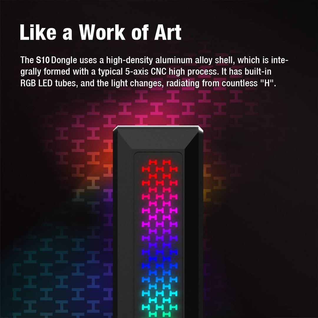 Hidizs XO Single-ended & Balanced MQA Dongle, MQA 16X, PCM 32Bit/384kHz, DSD256, tragbarer Audio-Dek