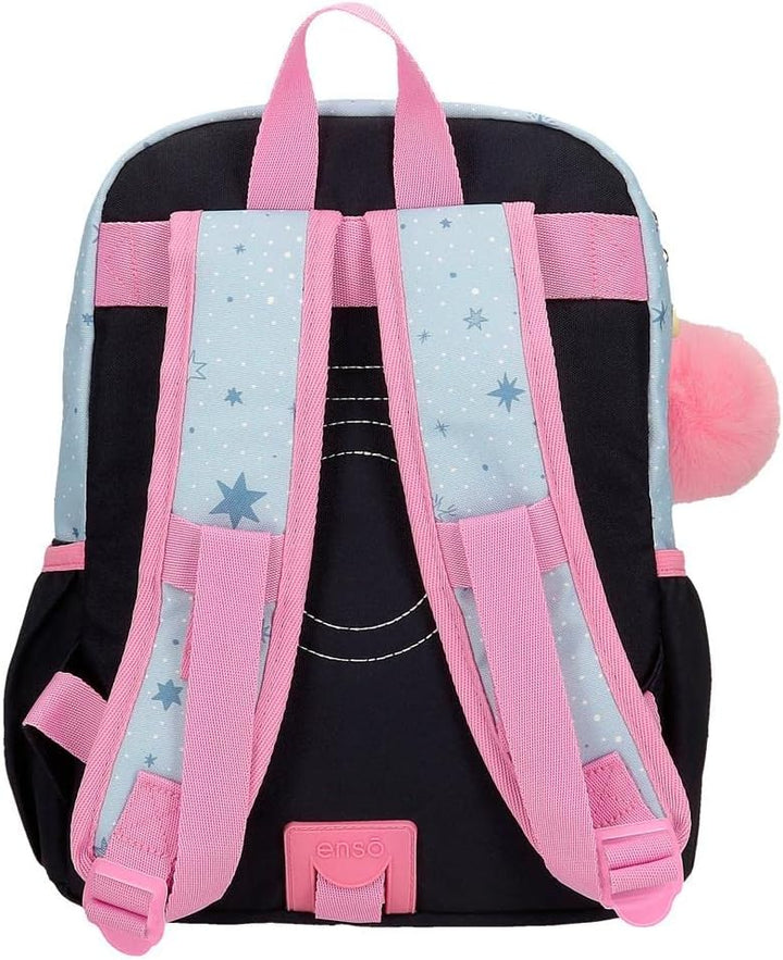 Enso Dreams Come True Vorschulrucksack, anpassbar an Trolley, mehrfarbig, 25 x 32 x 12 cm, Polyester