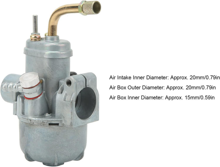 Aramox 15 Mm Bing Style Vergaser, 15 Mm Bing Style Vergaser, 20 Mm Einlassdurchmesser, Moped-Motorra