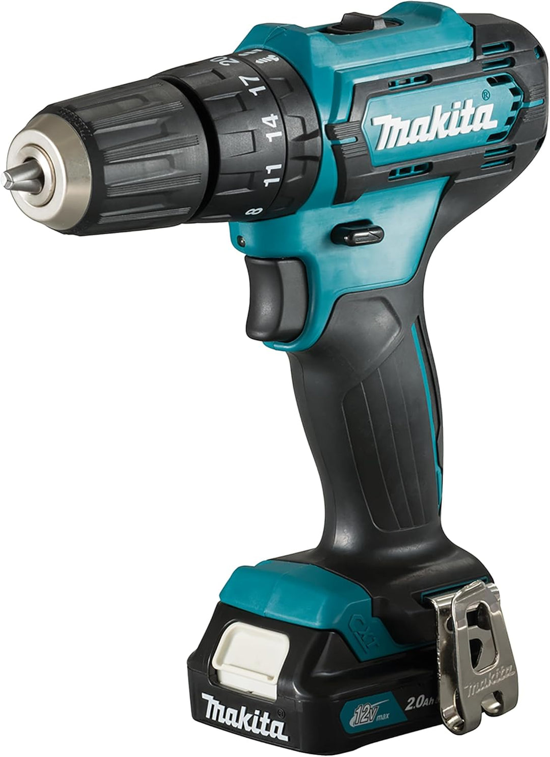 Makita HP333DSAX1 Akku-Schlagbohrschrauber 12V max. / 2,0 Ah, 2 Akkus + Ladegerät in Transportkoffer