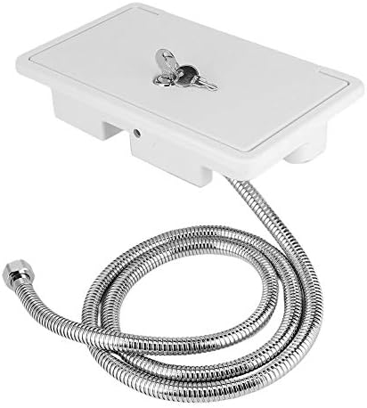 EBTOOLS RV-Dusche, Aussenduschkabine Heiss-Kaltschalter RV-Duschkopf mit 2 Schlüsseln Kit für Marine