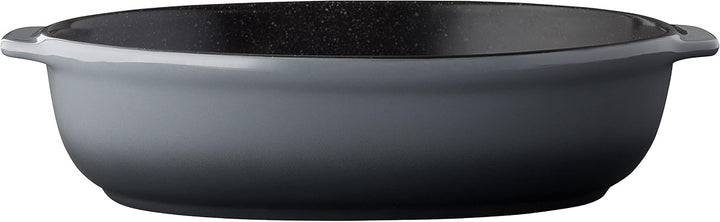 BergHoff Auflaufform oval klein (Backform aus Steingut, spülmaschinenfest, Grösse 28,5 x 22 x 7 cm,