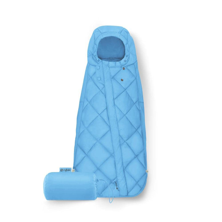 CYBEX Gold Fusssack Snøgga Mini 2, Für Babyschalen, Ab Geburt bis ca. 24 Monate, TOG 4, Beach Blue (