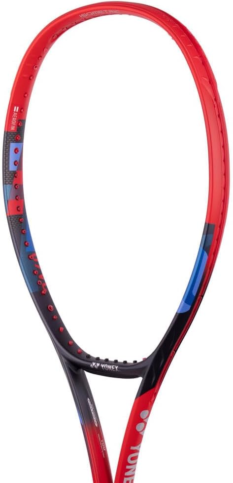 YONEX Vcore 100 (300G) Scarlet unbesaitet 300g Tennisschläger Turnierschläger Rot - Blau, 1