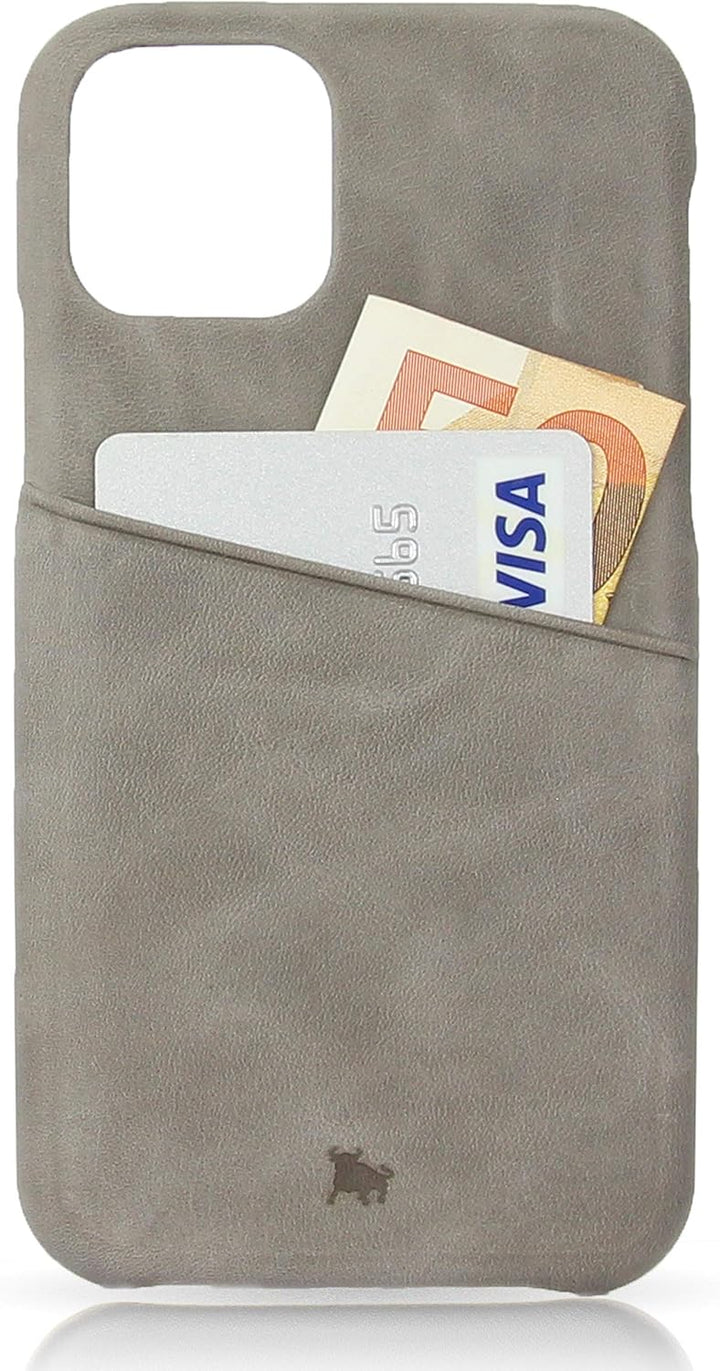 BULLAZO Menor Urban – kompatibel mit iPhone 11 Pro Max Schutzhülle Handy Hülle mit Kartenfach Leder