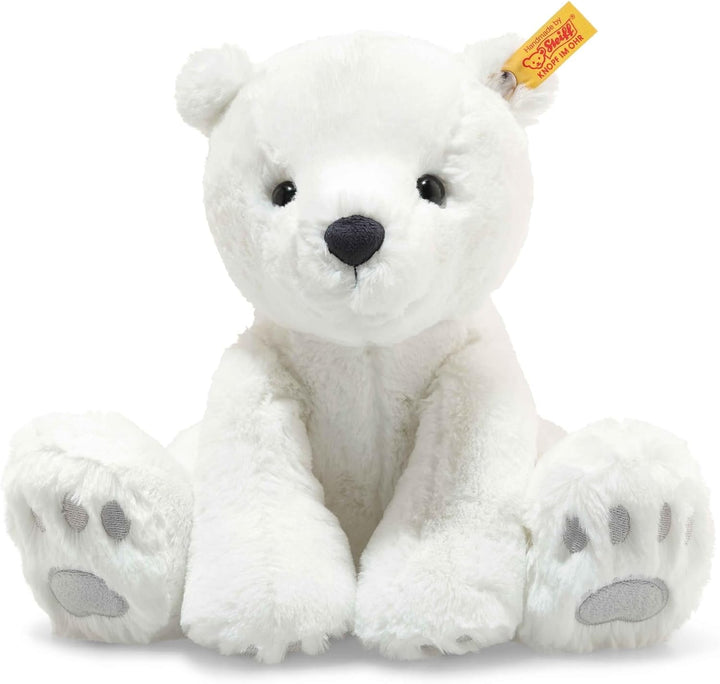 Steiff Kuscheltier Lasse Eisbär, Süsses Stofftier mit Kunststoffaugen, Kinder, Jungen & Mädchen, Sof