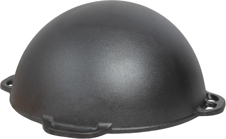 BBQ-Toro Gusseisen Kazan mit Deckel | 19 Liter | Traditioneller Gusstopf | Kasan mit rundem Boden |