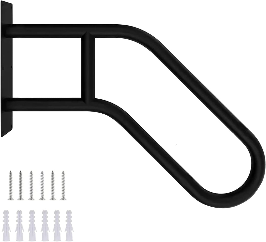 Treppe Handläufe, Edelstahl Treppengeländer Handlauf mit Beschlägen für 1-5 Stufen, Hochbelastbare H