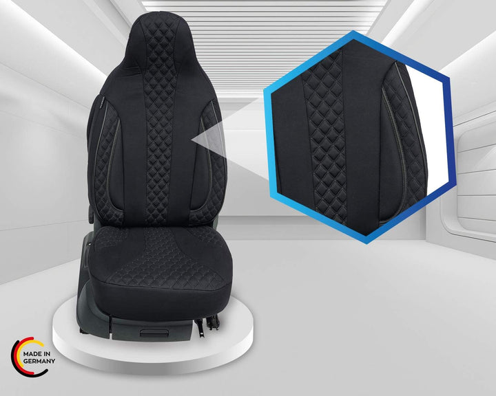 BREMER SITZBEZÜGE Mass Piloten Auto Schonbezüge kompatibel mit Seat Arona Fahrer & Beifahrer ab 2017
