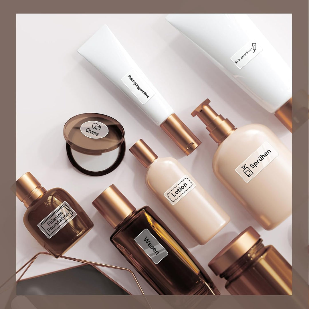 NIIMBOT Thermo Etiketten Selbstklebend, 14 x 60mm Etikettendrucker Thermopapier Kompatibel mit dem D