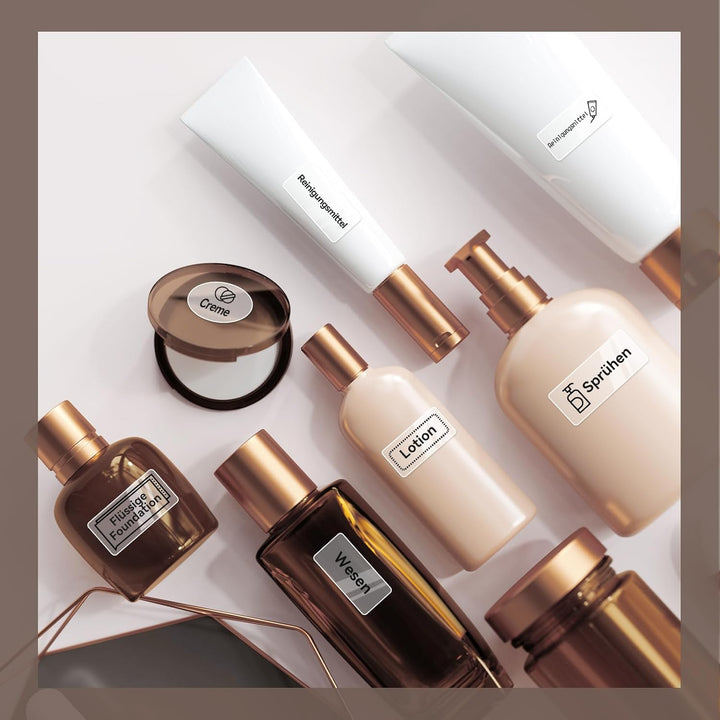 NIIMBOT Thermo Etiketten Selbstklebend, 14 x 60mm Etikettendrucker Thermopapier Kompatibel mit dem D