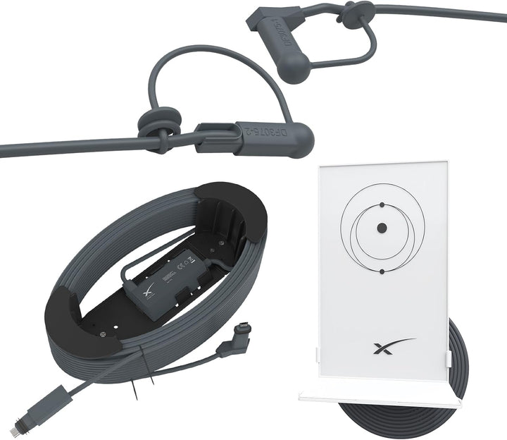 HOLACA 3-in-1-Wandhalterungs-Set für StarLink Mesh WiFi Router V2 & Star Link Ethernet Adapter (Star