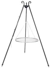 Schwenkgrill Nortpol Farmcook mit Rost aus Edelstahl 60 cm inkl. Dreibein und Kette, ohne Feuerschal