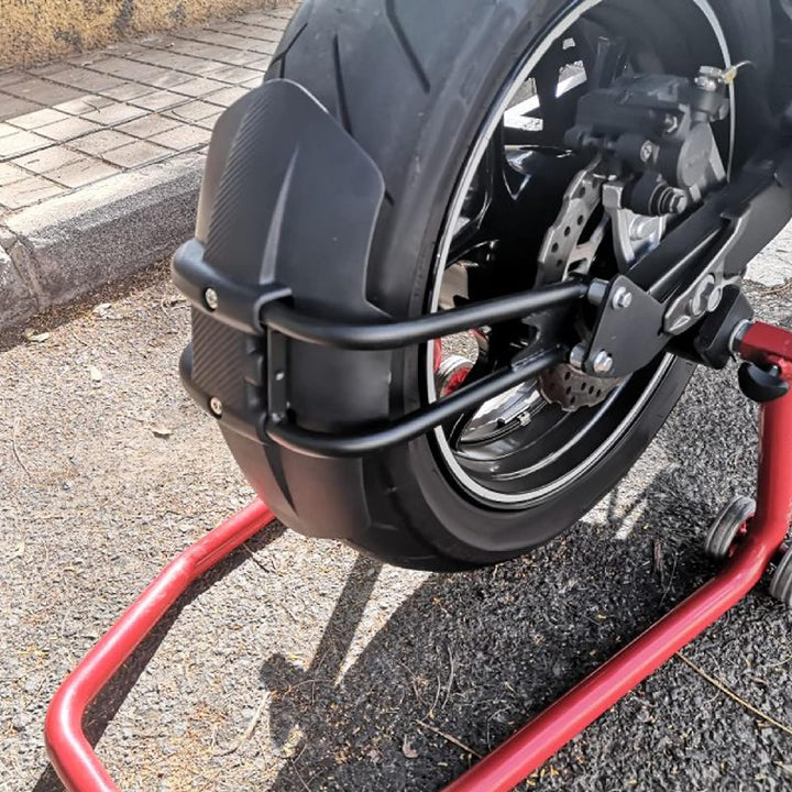 Motorrad Schutzblech, ABS Hinterrad Kotflügel Kotflügelschutz Dicker Auspuff Hitzeschild Abdeckung H