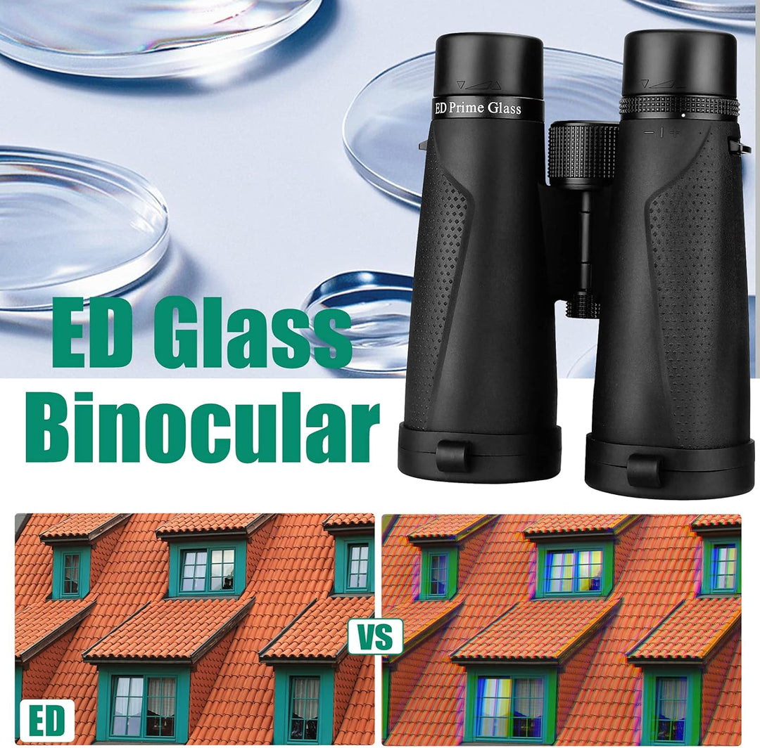 Svbony SV202 ED Fernglas 10x50, BAK4 Prisma Wasserdicht Fernglas Fernrohr Professionelles für Vogelb