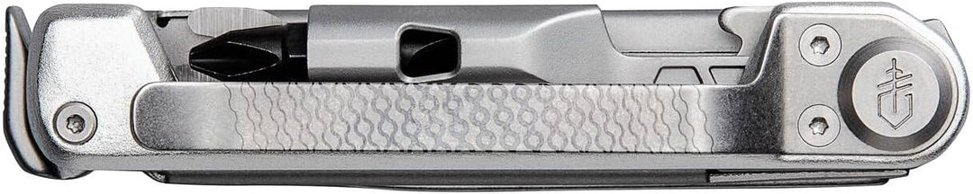 Gerber Taschenmesser mit 8 Funktionen, Multitool mit glatter Klinge, Schraubendreher mit Wechselbit,