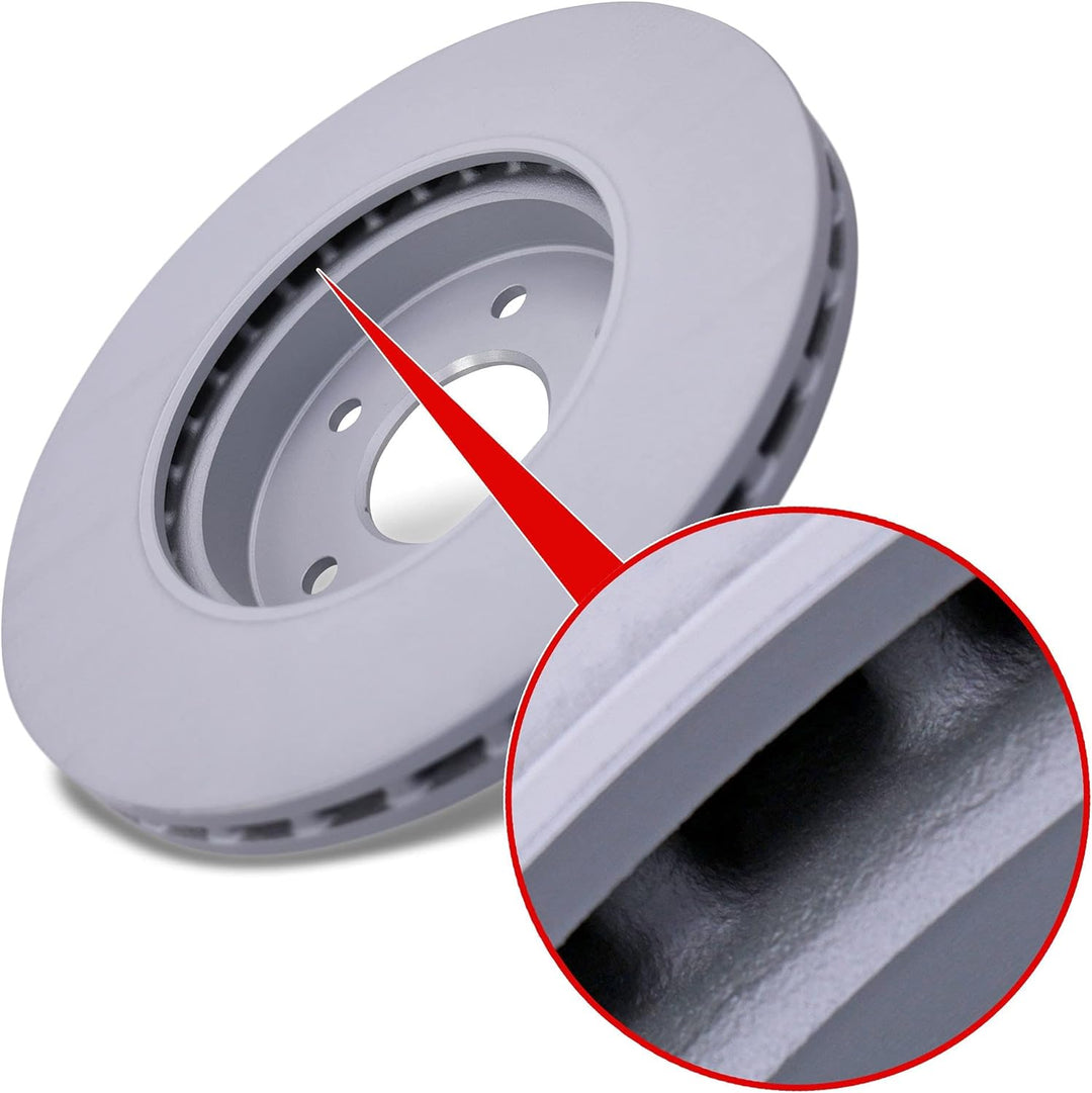 ATE Bremsenset Vorderachse inkl. Bremsscheiben Ø 288 mm Belüftet und Bremsbeläge + Verschleisskontak