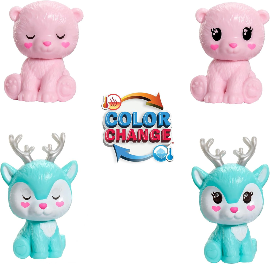 Barbie Cutie Reveal Adventskalender - 24 Überraschungen, Puppe, Glitzerrentier, Winteroutfits, Acces