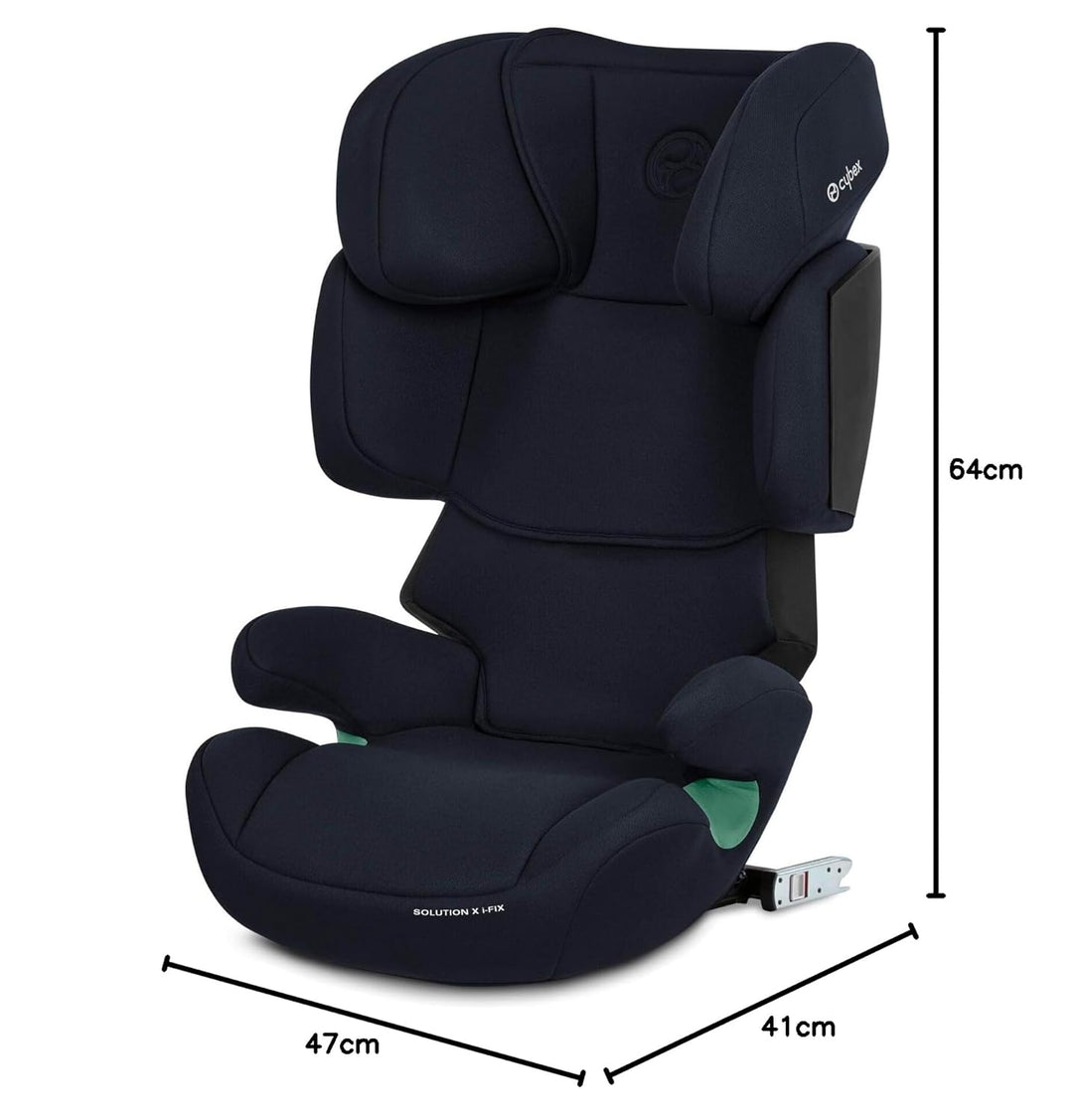 CYBEX Silver Kinder-Autositz Solution X i-Fix, Für Autos mit und ohne ISOFIX, Ab ca. 3 bis 12 Jahre