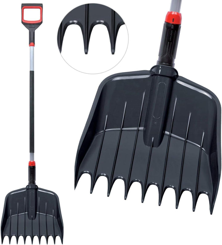 Pala rascador para nieve, con mango oval en aluminio revestido de goma RAKE LOADER , dimensiones (mm