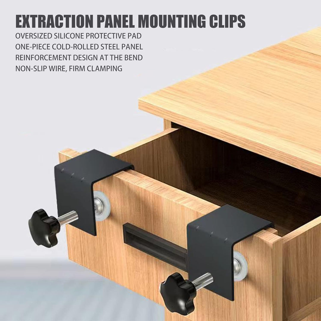 C Zwingen Set,CEIEVER Schubladenfront-Installationsklemmen 1/2/4 Stück Heavy Duty trägerklemme Schra