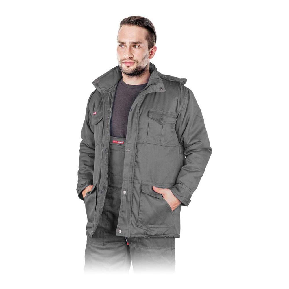 Reis KMO-LONGSXXXL Winmaster Gefütterte Schutzjacke, Grau/Stahlblau, XXXL Grösse