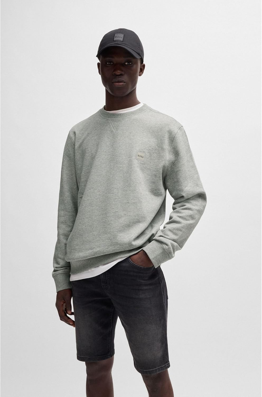 BOSS Herren Westart 1 Pullover XXL Light/Pastel Grey51, XXL Light/Pastel Grey51
